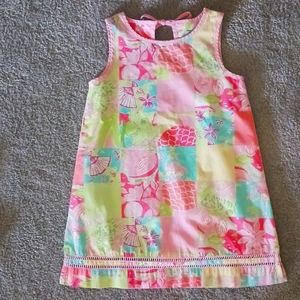 Lily Pulitzer, Girls Dress, size 5, Pink, Green, Yellow